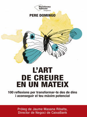 cover image of L'art de creure en un mateix